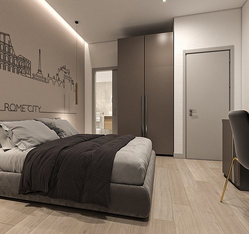 Progetto B&B con ampio terrazzo